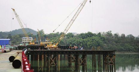 最新消息！南充过境高速公路嘉陵江特大桥进入桩基建设阶段